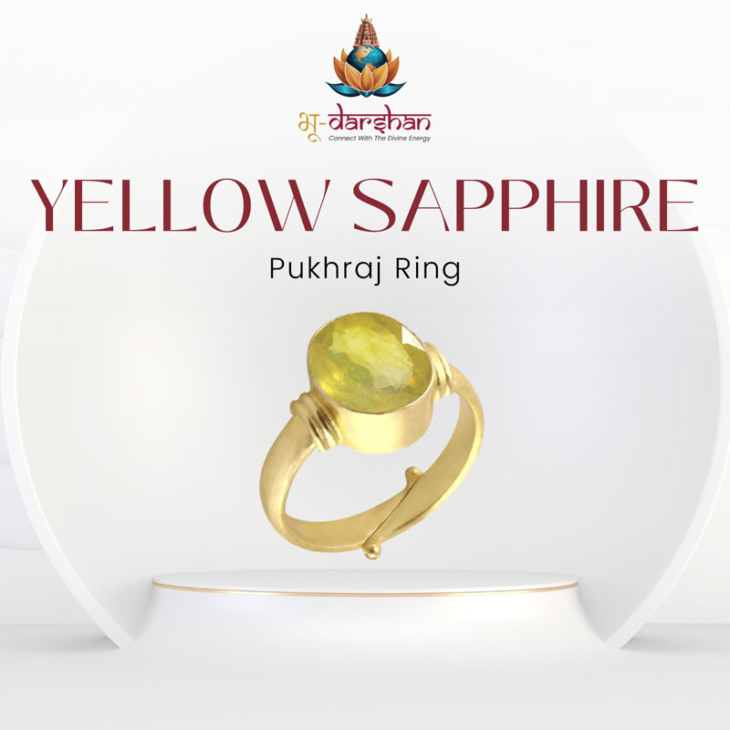 Yellow Sapphire (Pukhraj) Ring – 5 carat